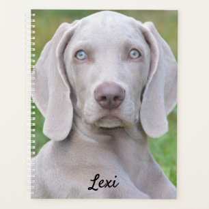 Personalised Weimaraner Puppy Dog Planner