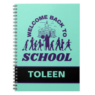 Personalised Welcome Back To School                Notebook