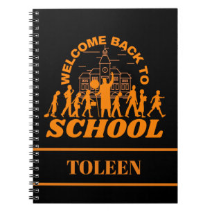 Personalised Welcome Back To School                Notebook