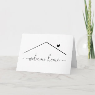 Personalised Welcome Home Card