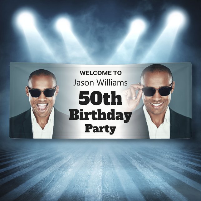 Personalised Welcome Sign Photo Men 50th Birthday (Personalized Welcome Sign Photo Men 50th Birthday
)