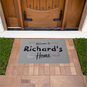 Personalised Welcome Sign - “Welcome to Richard’s Doormat
