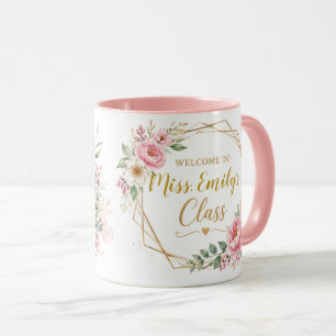 Personalised Welcome to Class Teacher Coffee Mug