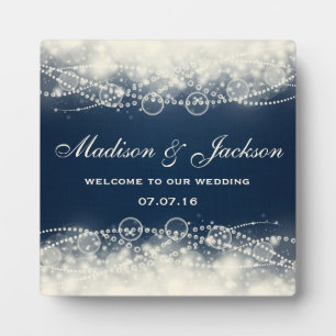 Personalised Welcome to our wedding Plaque
