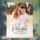 Personalised Welcome to Our Wedding Sign Acrylic