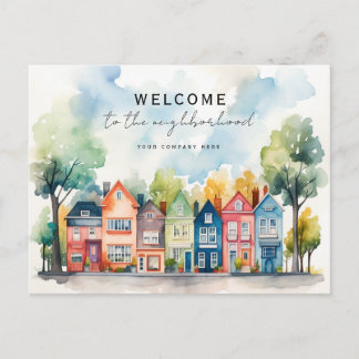 Personalised Welcome to the Neighbourhood Realty Postcard