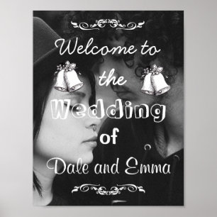 Personalised Welcome to the Wedding Poster