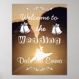 Personalised Welcome to the Wedding Poster