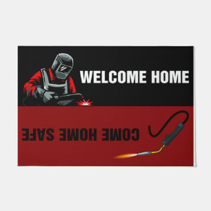 Personalised Welcome Welder Doormat