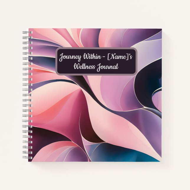 Personalised Wellness Journal - 'Journey Within' (Front)