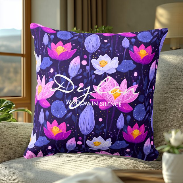 Personalised Wellness Pillow & Botanical Pattern (Creator Uploaded)