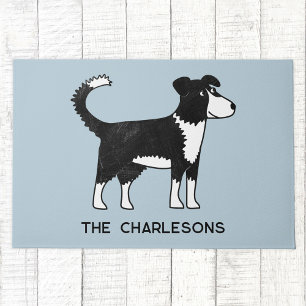Personalised Welsh Border Collie Sheep Dog Doormat