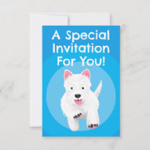 Personalised west highland terrier birthday