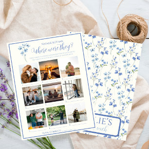 Personalised Where Were They Bridal Shower Game