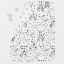 Personalised Whimsical Animal Monogram