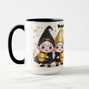 Personalised Whimsical Best Friends Gnome’s.  Mug