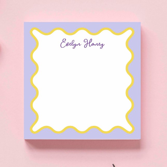 Personalised Whimsical Vibrant Bold Colours Notepad (Creator Uploaded)