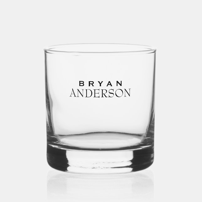 Personalised Whiskey Glass (Front)