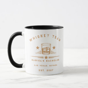 Personalised Whiskey Themed Weekend Bachelor Party Mug