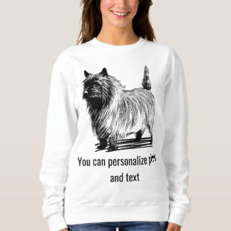 Personalised White Black Cat Mum Family Pet Photo Sweatshirt