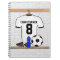 Personalised White Black Football Soccer Jersey