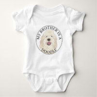 Personalised White Cream Golden Doodle Dog