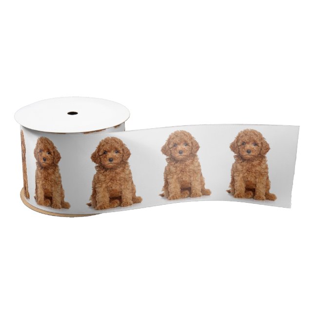 Personalised white Custom photo image picture   Satin Ribbon (Spool)