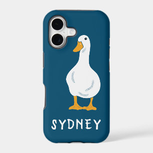 Personalised White Duck Illustration