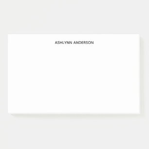 Personalised White Post-it Notes