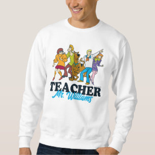 Personalised   Whole Gang 13 Mystery Inc Teacher Sweatshirt
