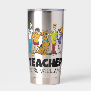 Personalised   Whole Gang 14 Mystery Inc Teacher Insulated Tumbler