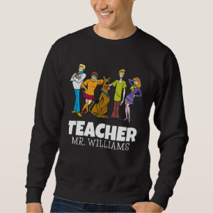 Personalised   Whole Gang 14 Mystery Inc Teacher Sweatshirt