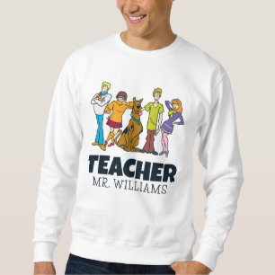 Personalised   Whole Gang 14 Mystery Inc Teacher Sweatshirt