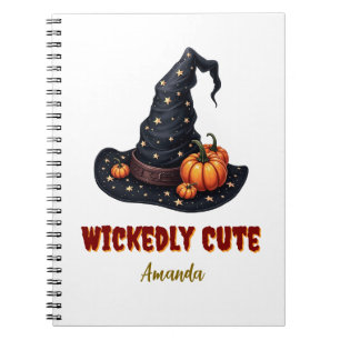 Personalised Wickedly Cute Halloween Gift Notebook