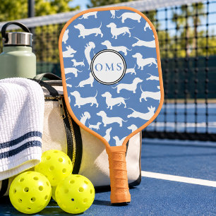 Personalised Wiener Dog, Sausage Dog Pickleball Paddle