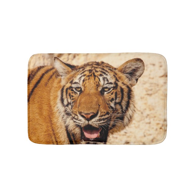 Personalised Wild Animal Tiger Bath Mat (Front)
