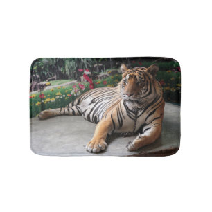 Personalised Wild Animal Tiger Bath Mat