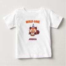 Personalised Wild One Red Panda First Birthday