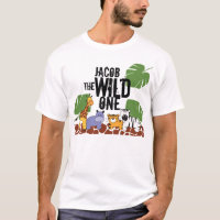 Personalised WILD ONE Safari Birthday Dad