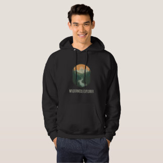 Personalised Wilderness Explorer Retro Mountain Ho Hoodie