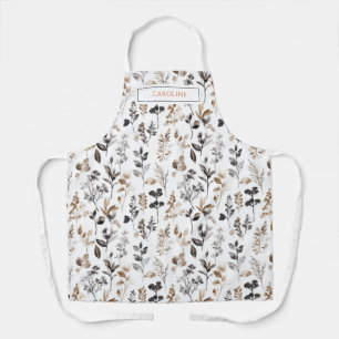 Personalised Wildflowers  Apron