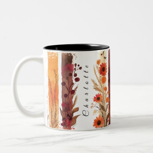 Personalised Wildflowers Mug 5 (Left)