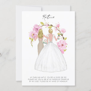 Personalised Will You Be My Bridesmaid Card