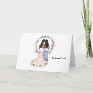 Personalised Will you be my Bridesmaid? Card