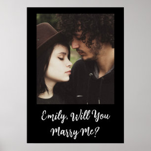 Personalised Will  You Marry Me   Poster