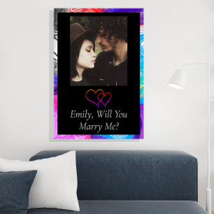 Personalised Will  You Marry Me   Poster