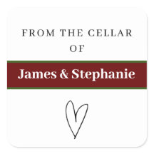 Personalised Wine Cellar Stickers 