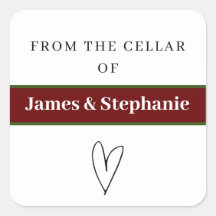 Personalised Wine Cellar Stickers