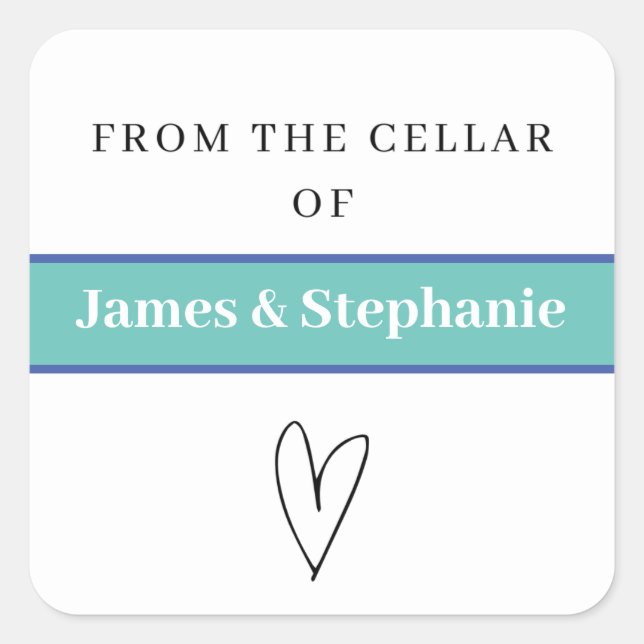 Personalised Wine Cellar Stickers  (Front)
