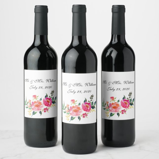 Personalised wine label (Bottles)